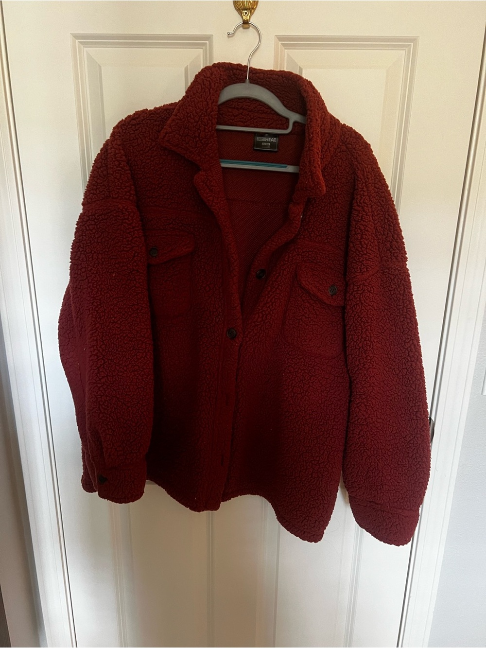 32 Degrees Red Teddy Sherpa Jacket
